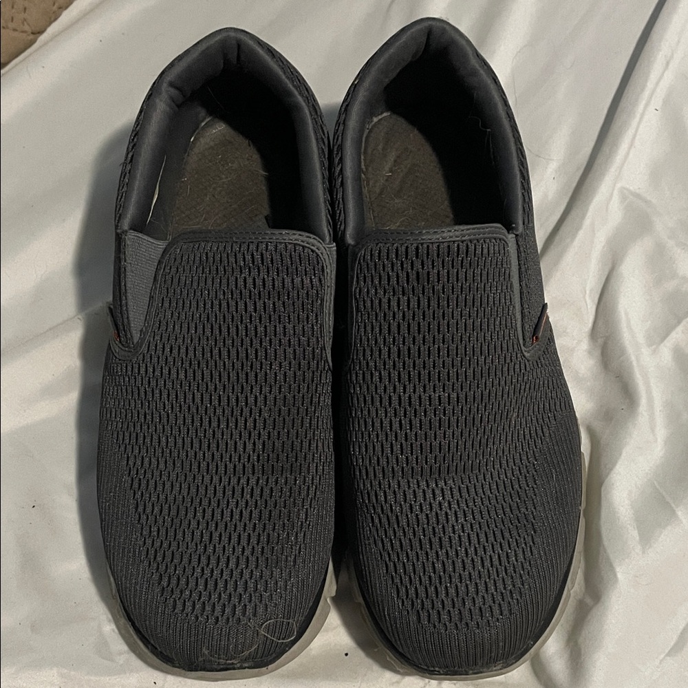 Skechers Men's Black Slip-On Shoes